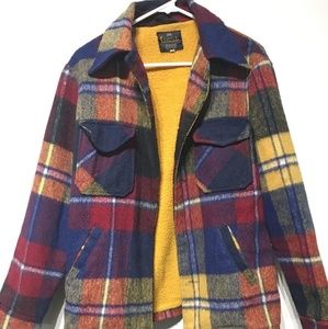 Vintage 1970's Multicolored Peacoat!!